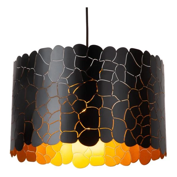 Lucide ALMELO - Lámpara colgante - Ø 40 cm - 1xE27 - Negro - detalle 1